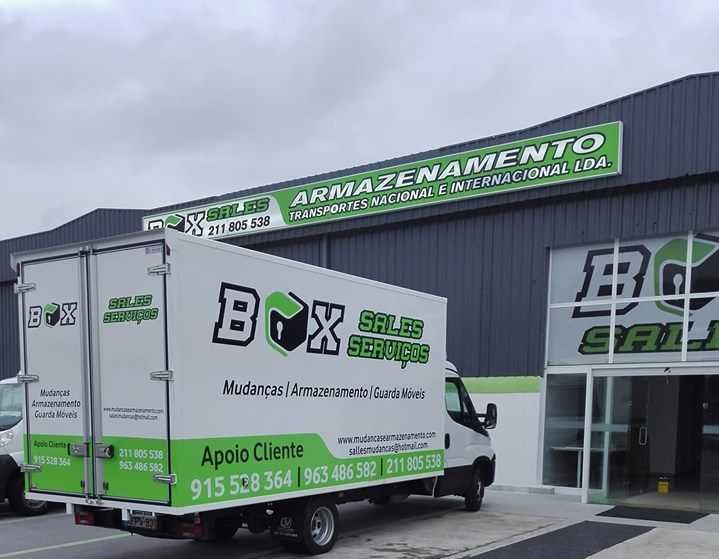 Serviços de mudanças e armazém,,, BOXES GARAGENS