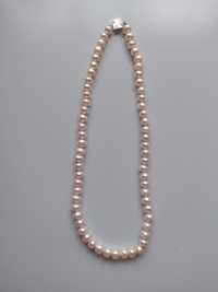 новые ожерелья из белого и розового жемчуга