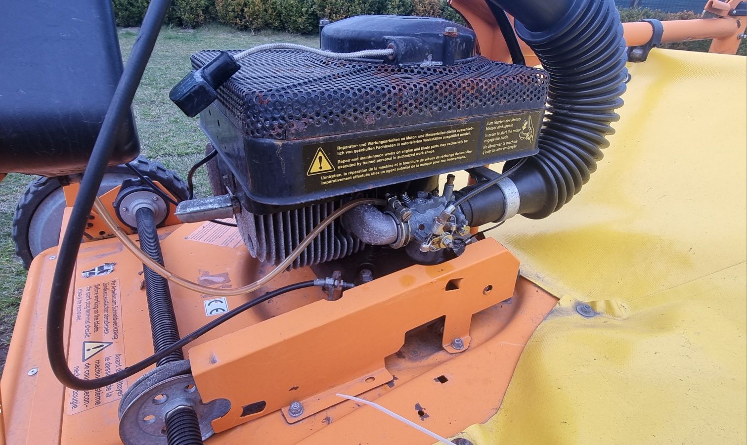 Kosiarka karczownica AS-MOTOR  6 KM dwusuw