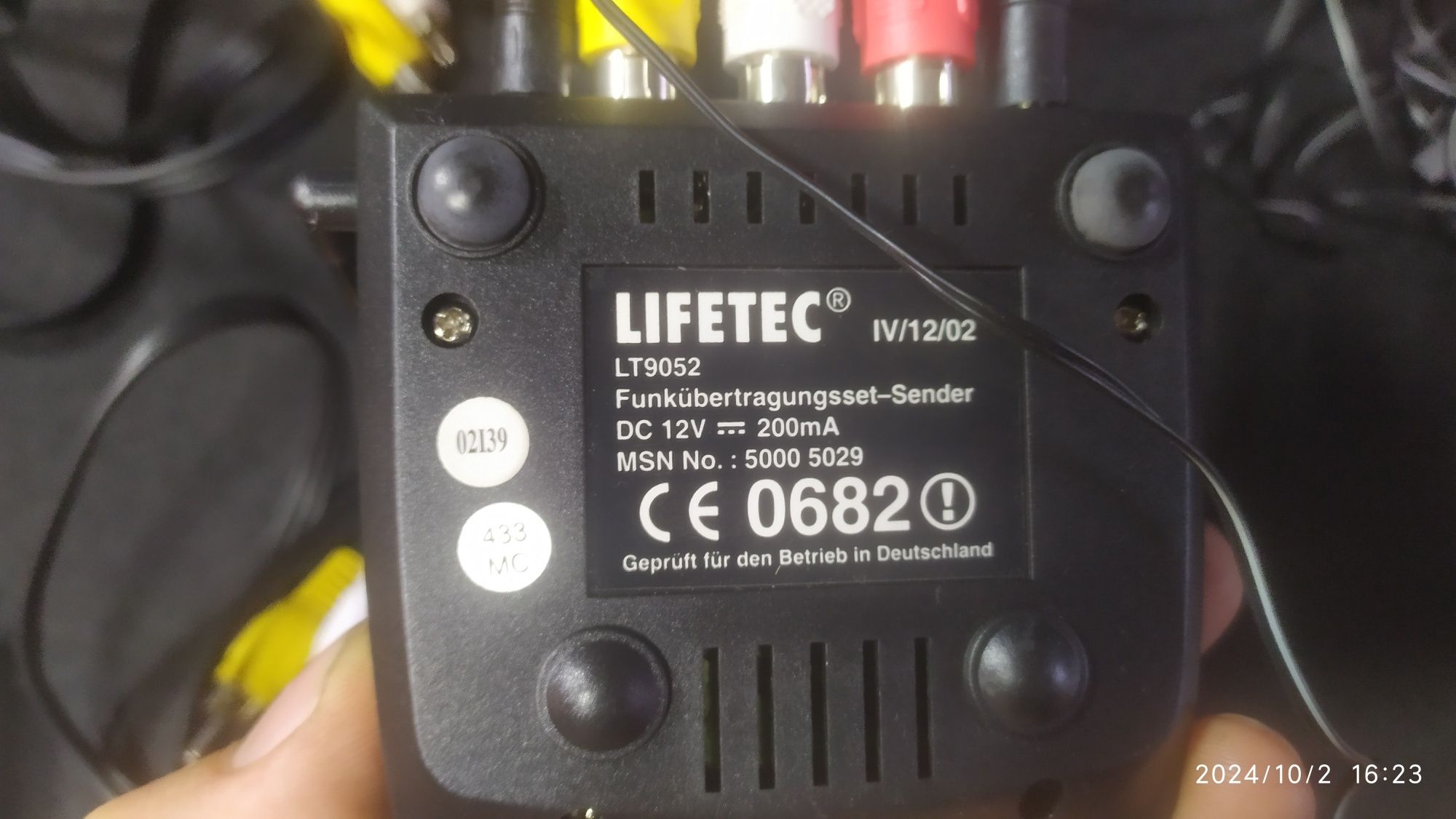 Video Transmiter Lifetec LT9052