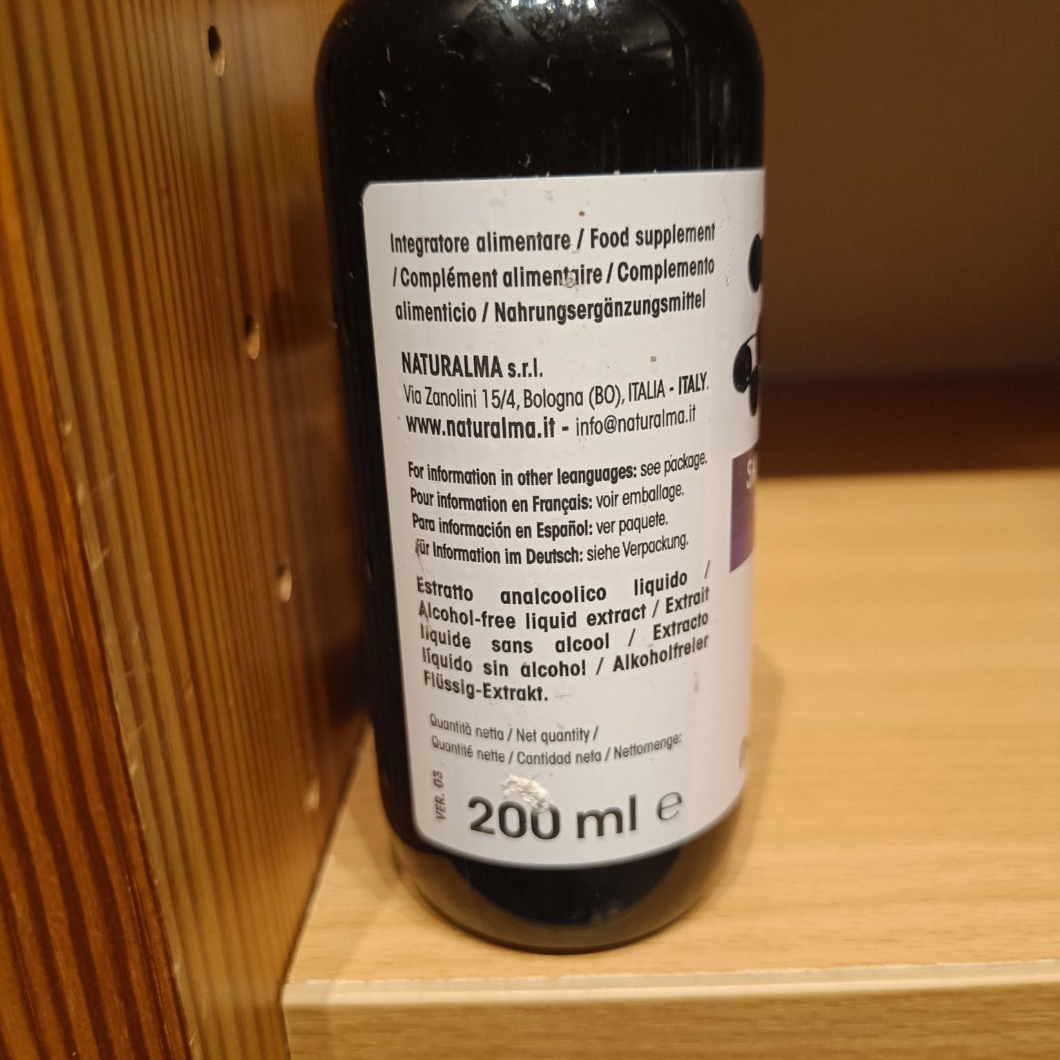 Nalewka z czarnego bzu bezalkoholowa