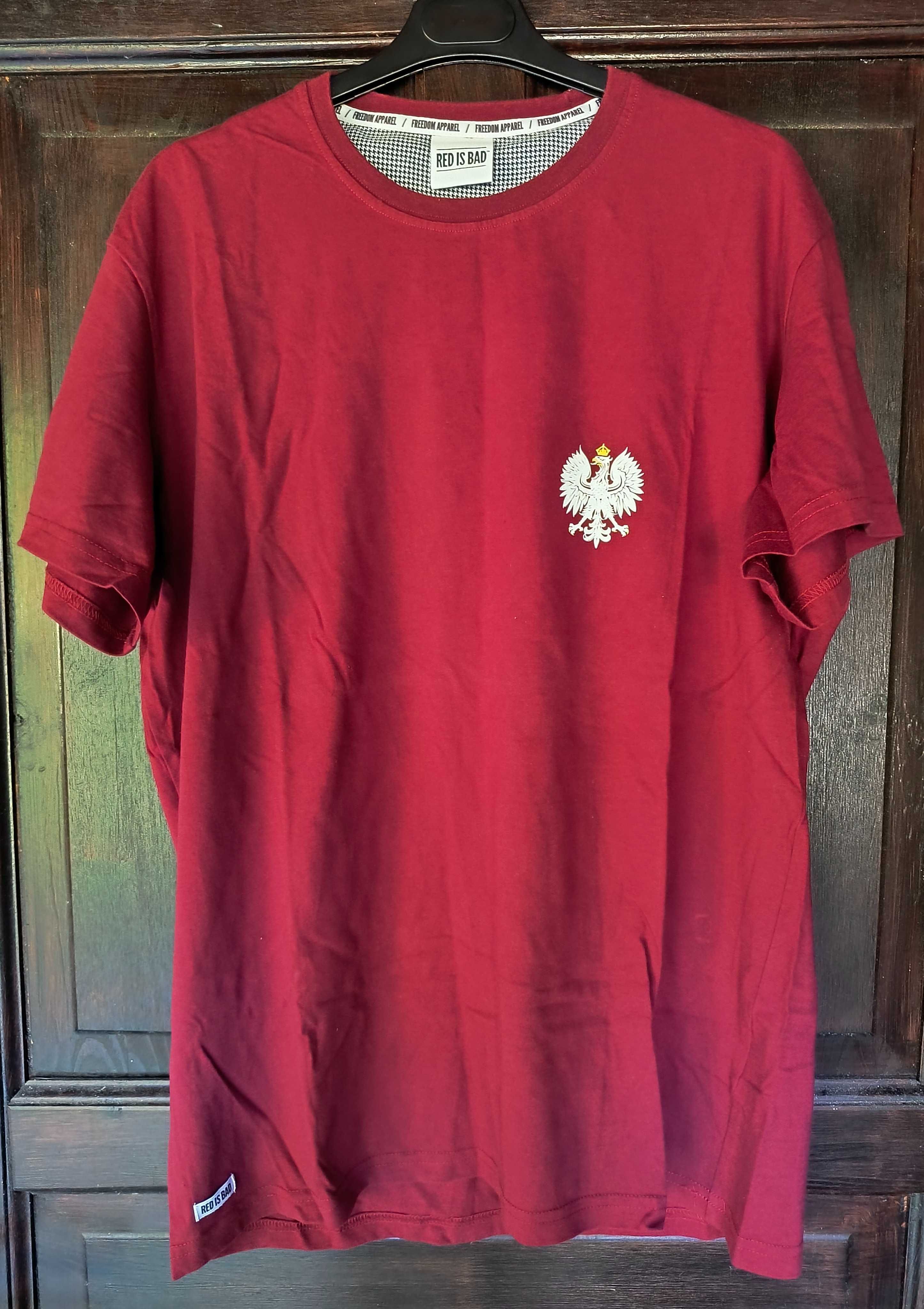 Koszulka T-shirt Red is Bad Czerwona Orzeł