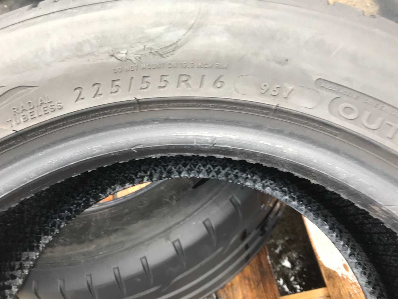 Шини Dunlop 225/55r16 Пара Літо б/у скалад Оригінал