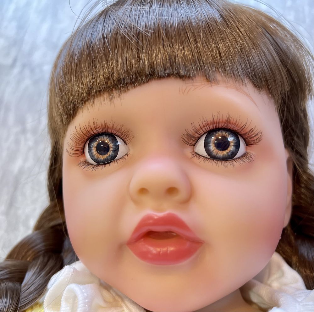 Лялька Реборн кукла reborn реалістична силіконова 55см