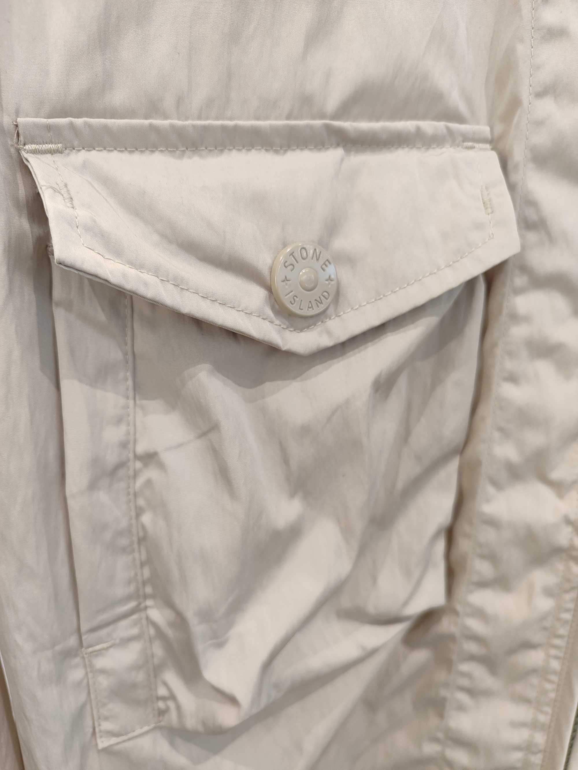 Сорочка STONE ISLAND 103F2 Ghost Piece Cotton Overshirt Beige SI0103-B