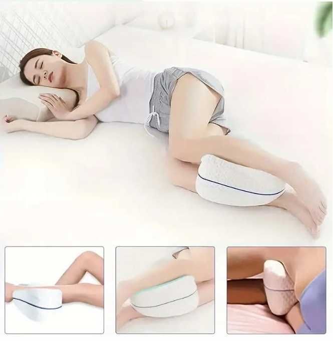 Ortopedyczna poduszka między kolana – klin do spania, separator nóg