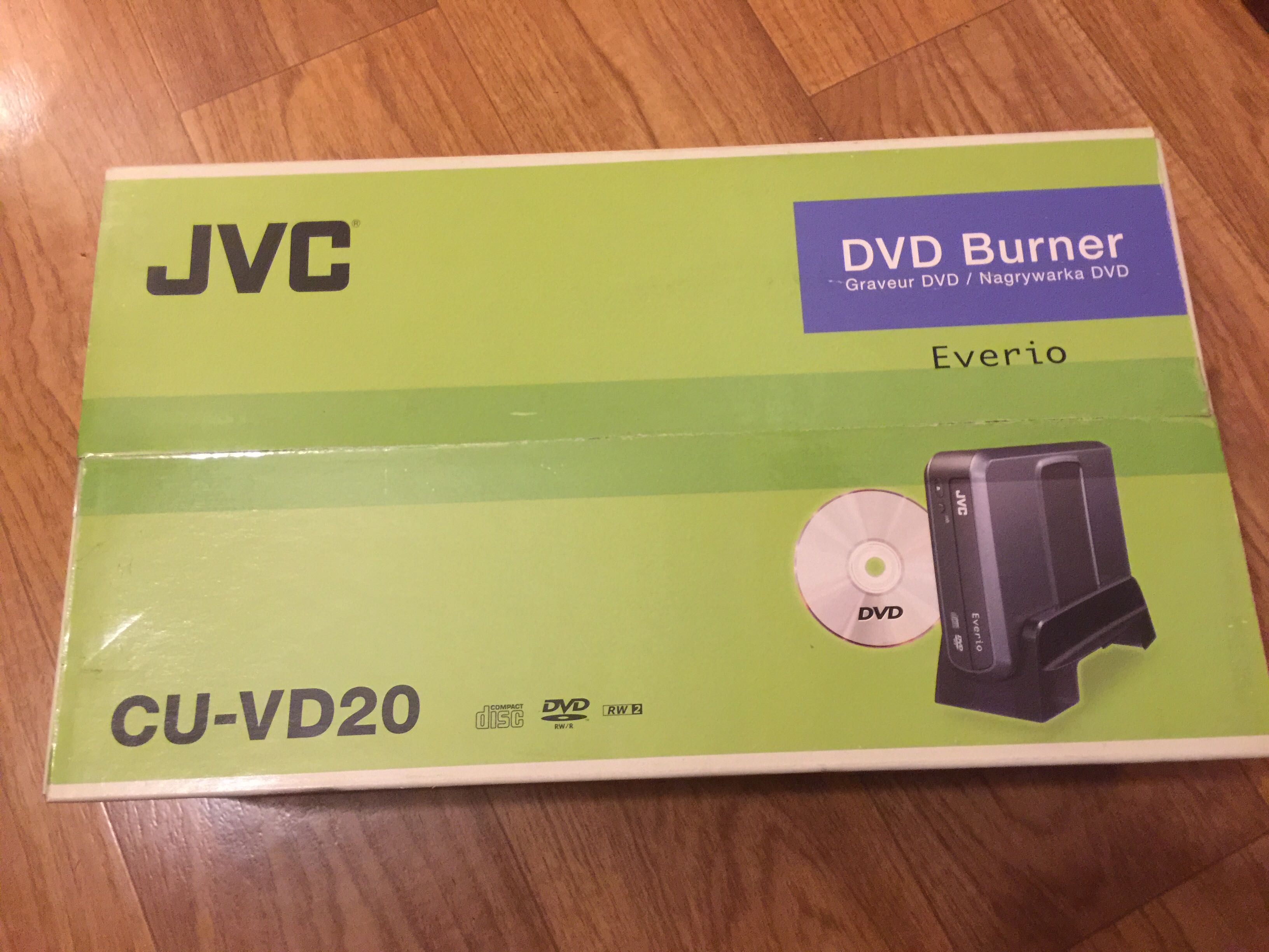 DVD рекордер JVC CU-VD20er.  Новий