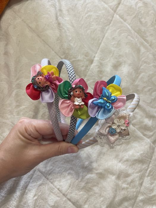 Обручи для девочек ободки новые