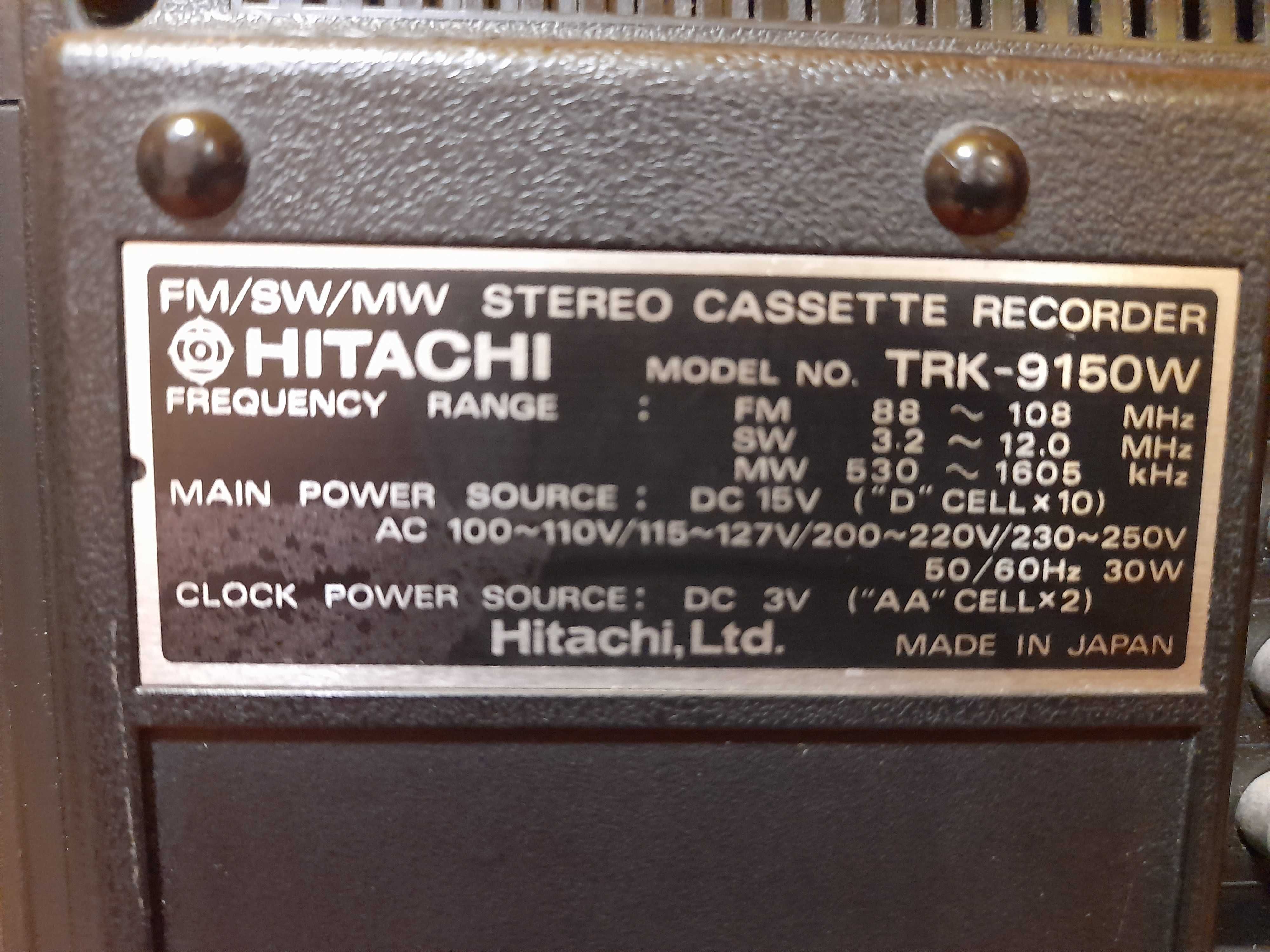 Hitachi trk-9150w