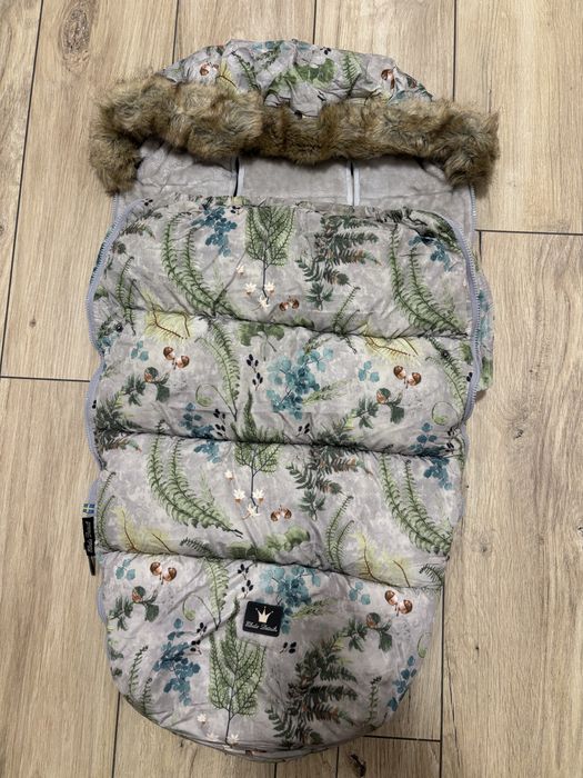 Ciepły zimowy śpiworek do wózka do spacerowki i gondoli