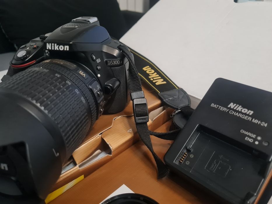 Lustrzanka Nikon d5300 obiektyw 18-105