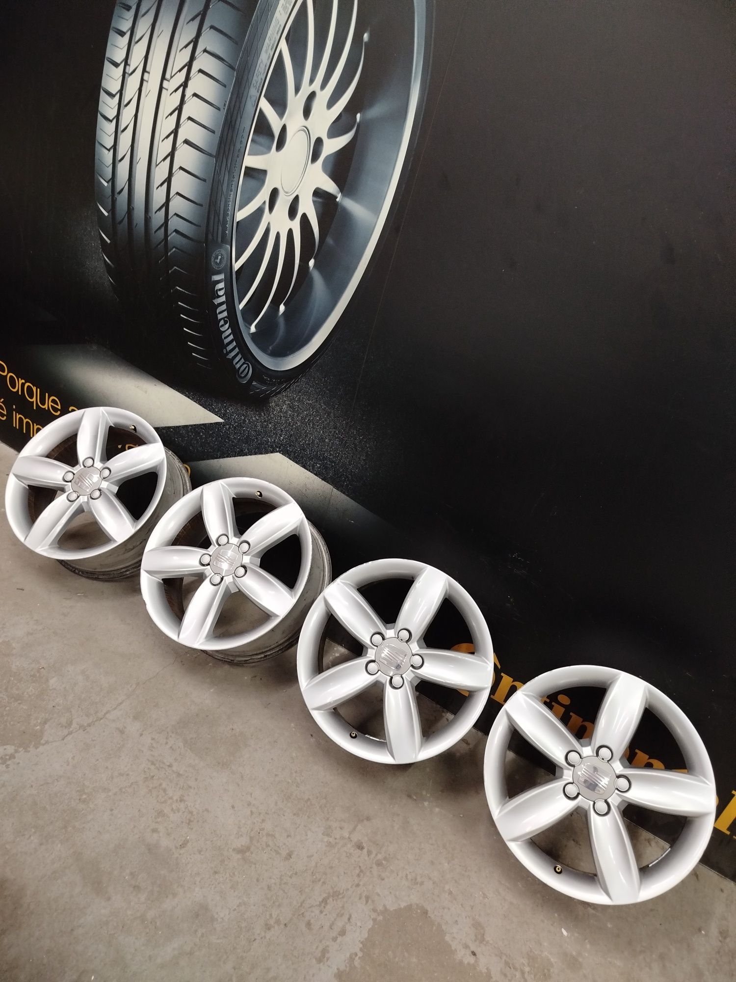 Jantes 17 originais SEAT Leon 5×112