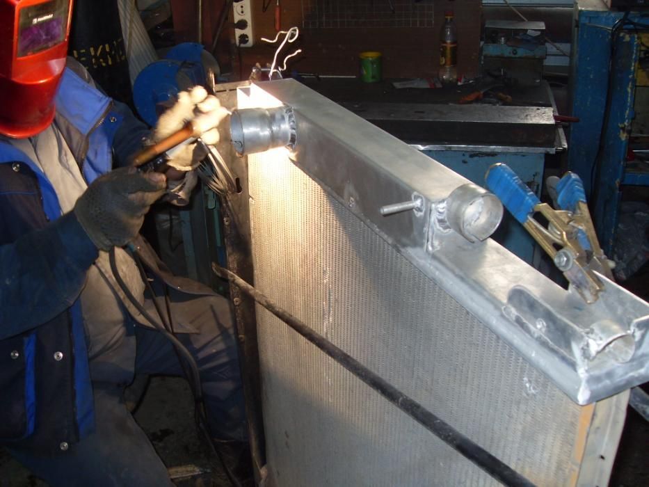 Сварка алюминия, меди, нержавейки аргоном Днепр