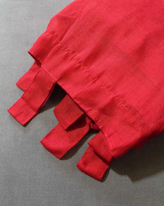 Czerwona zasłona 135x260 cm