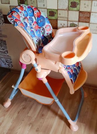 Детский стул для кормления со вставкой для младенцев
