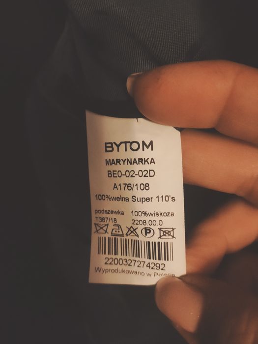 Garnitur Bytom wełna 100% 110's