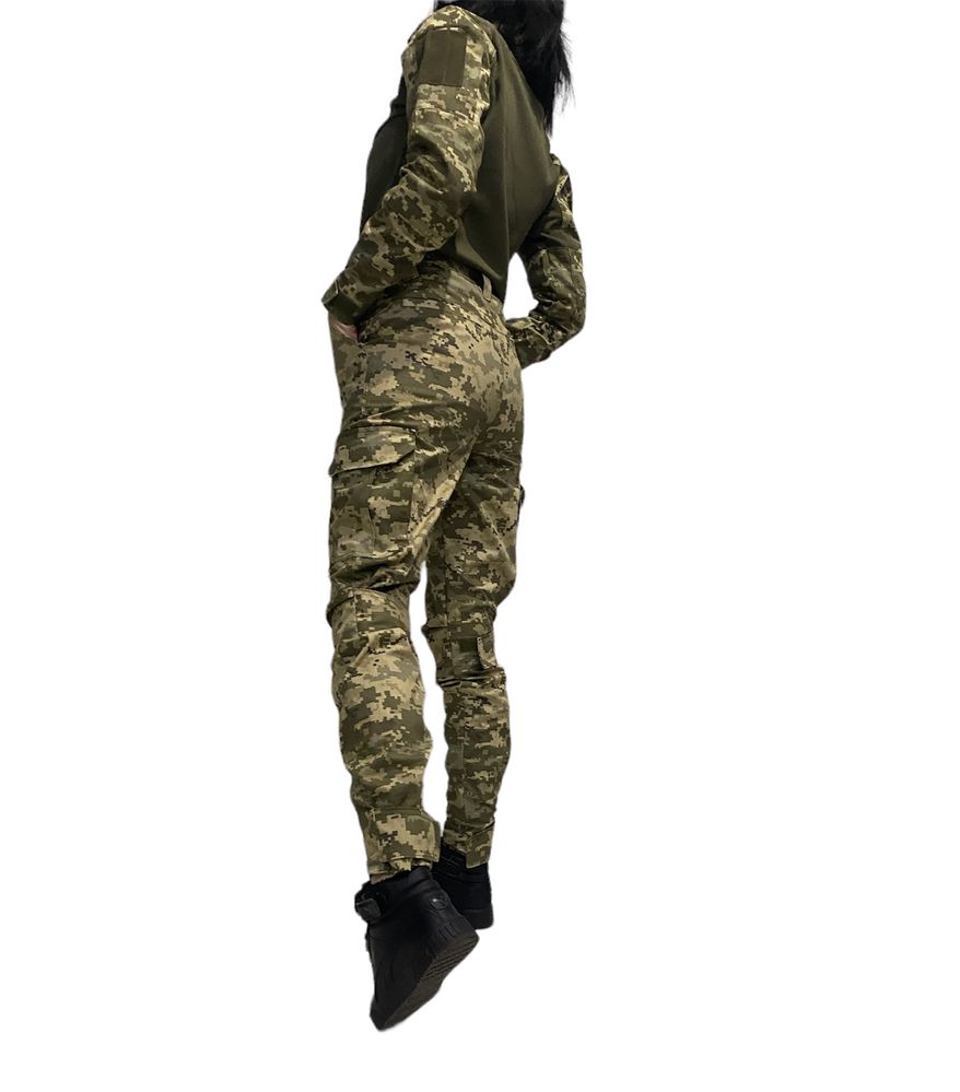 Жіночі військові тактичні штани укрпіксель