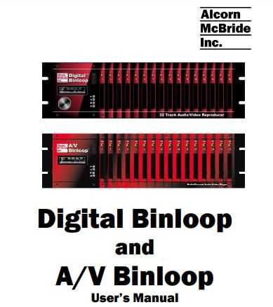 Alcorn McBride VIDEO BINLOOP Digital para Multimédia ou VideoWalls