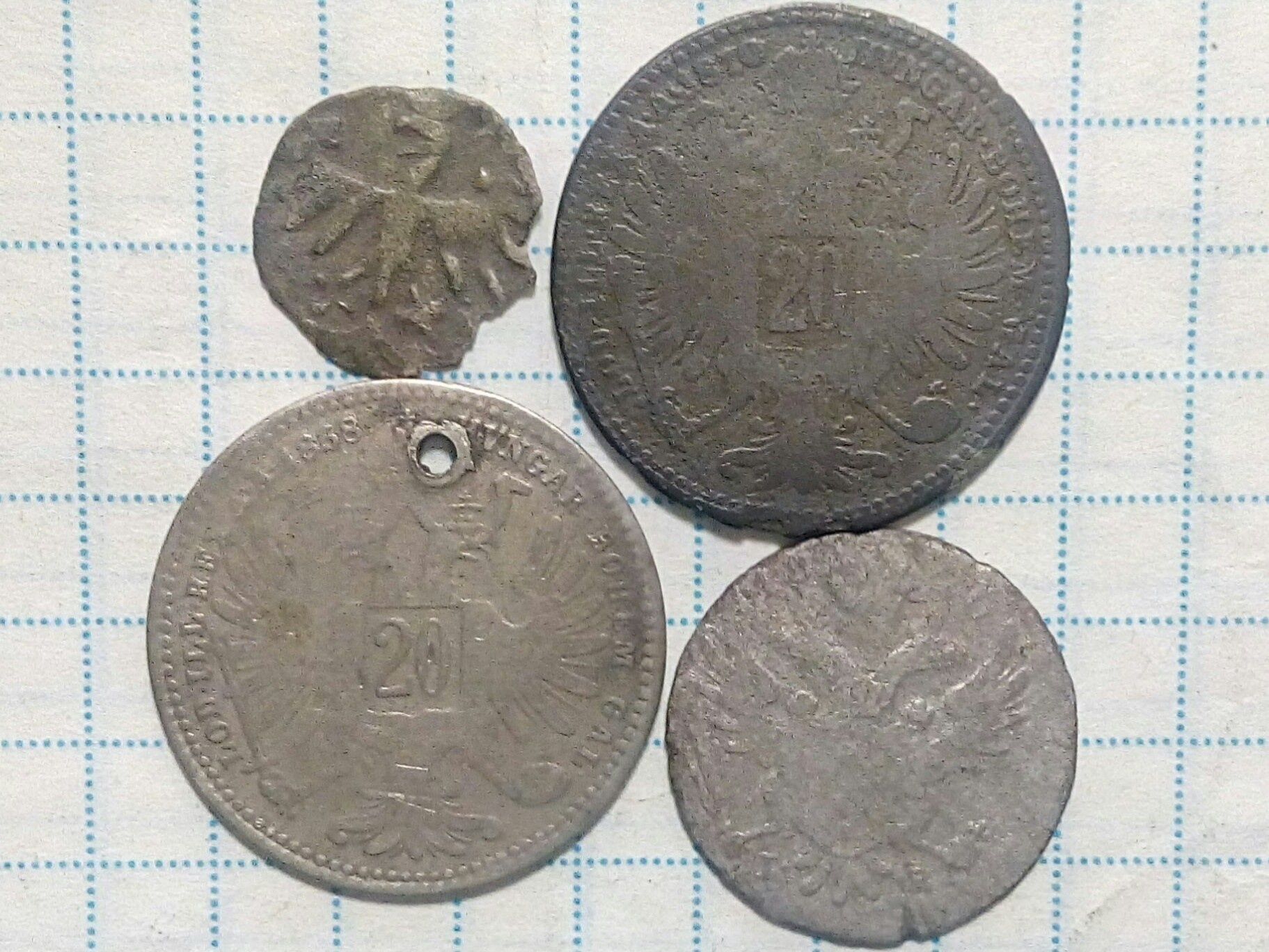 1 Крона, 10/20 крейцерів Срібло 1868-1896. Австрія/Угорщина. Чуд стан!