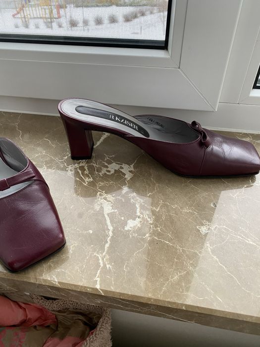 Шлепки, кожа, Италия, 39