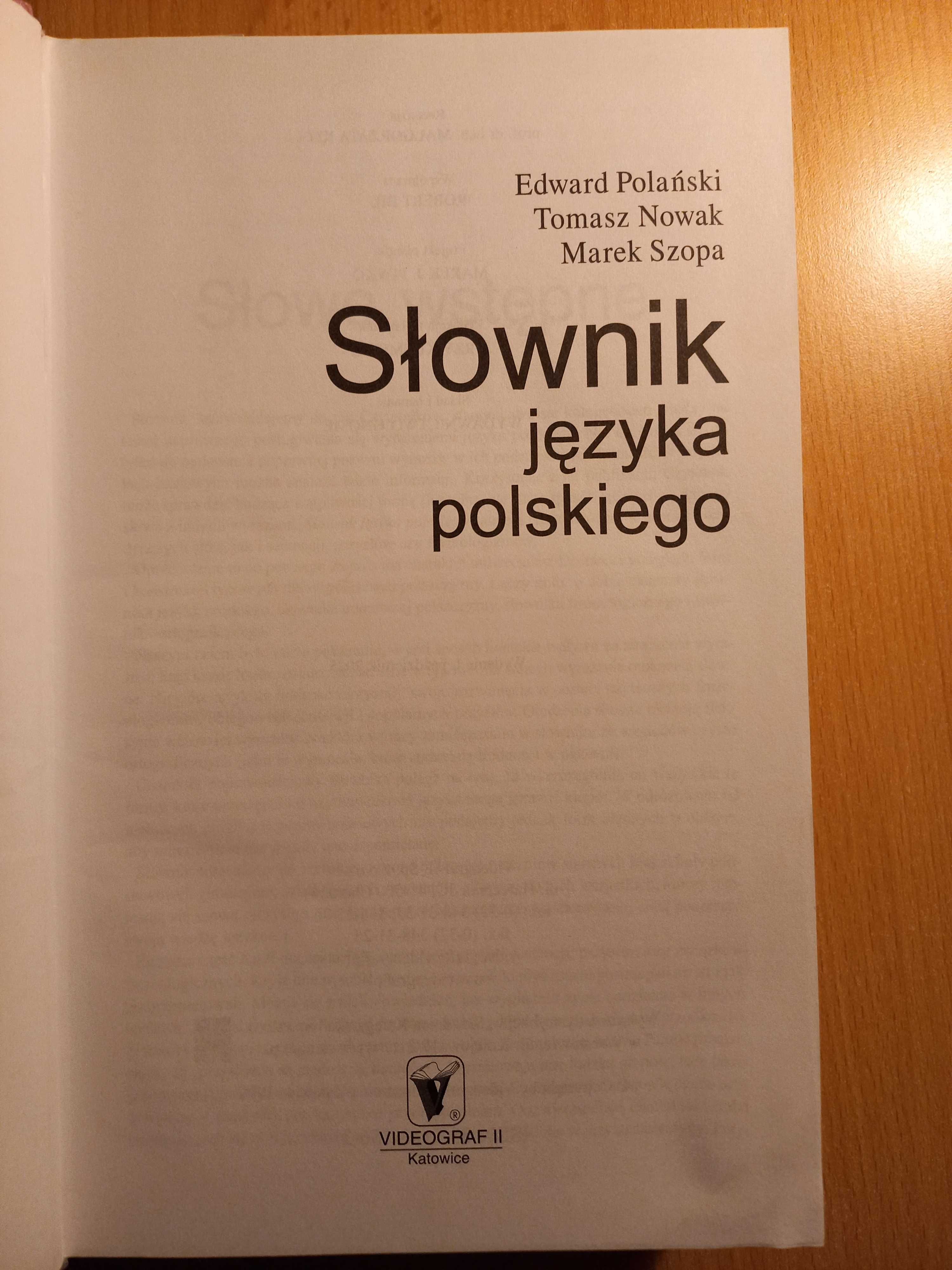Słownik języka polskiego Edward Polański Tomasz Nowak