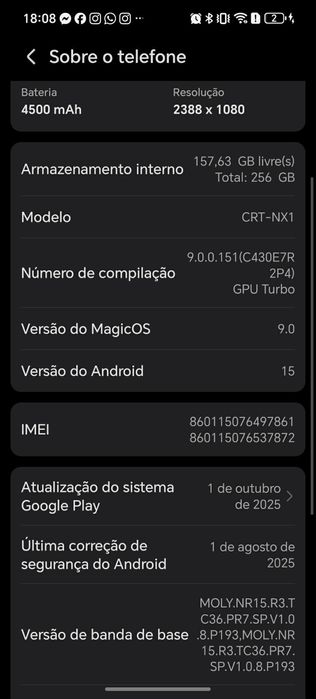 Honor 90 lite como novo