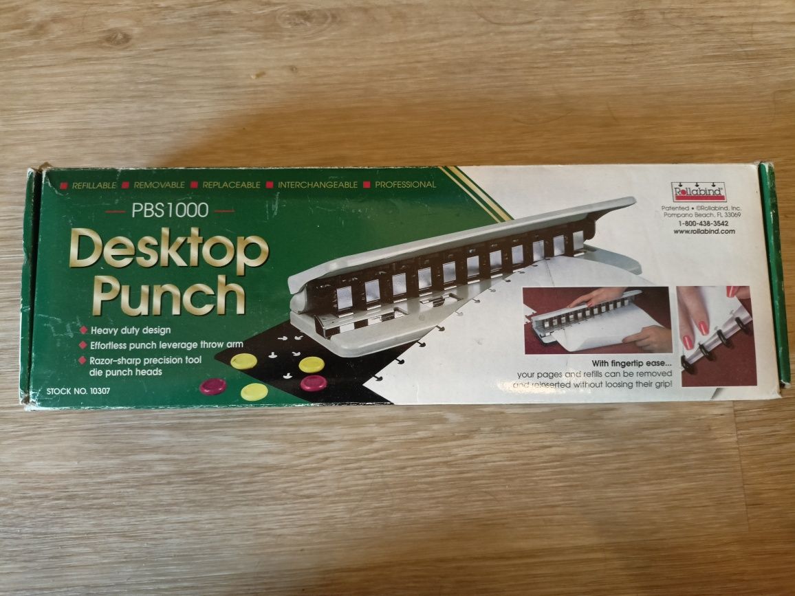 Ręczna bindownica kołowa PBS1000 Rollabind Desktop Punch