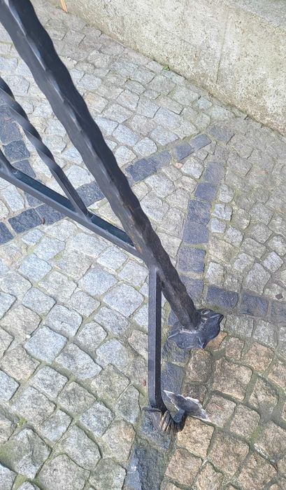 Barierka stalowa, wewnętrzna, balustrada schodowa