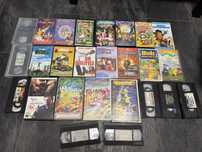 zestaw 26 kaset VHS bajki