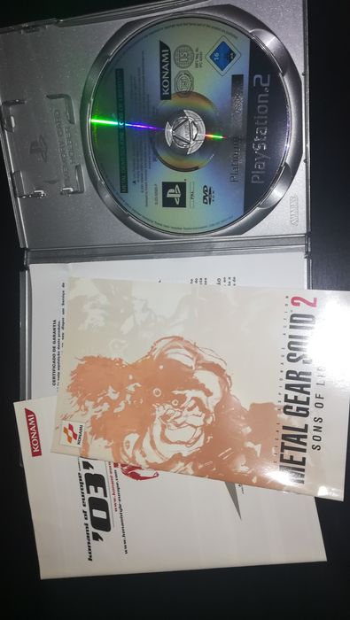 Jogo PS2 ( PlayStation 2 ) " Metal Gear Solid 2 - SOL " (Como Novo)