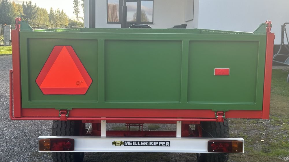 Przyczepa Rolnicza jednoosiowa wywrotka z kiprem jak fabryczna. Nowa