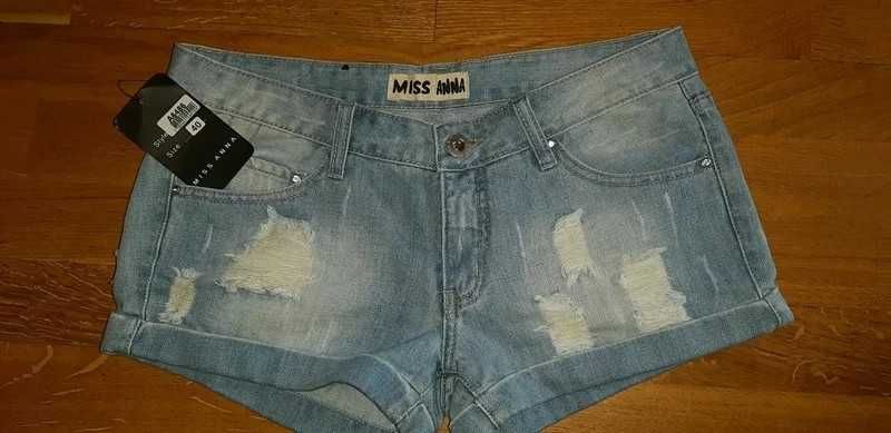 NOWE spodenki jeansowe Miss Anna – rozm. L (40)