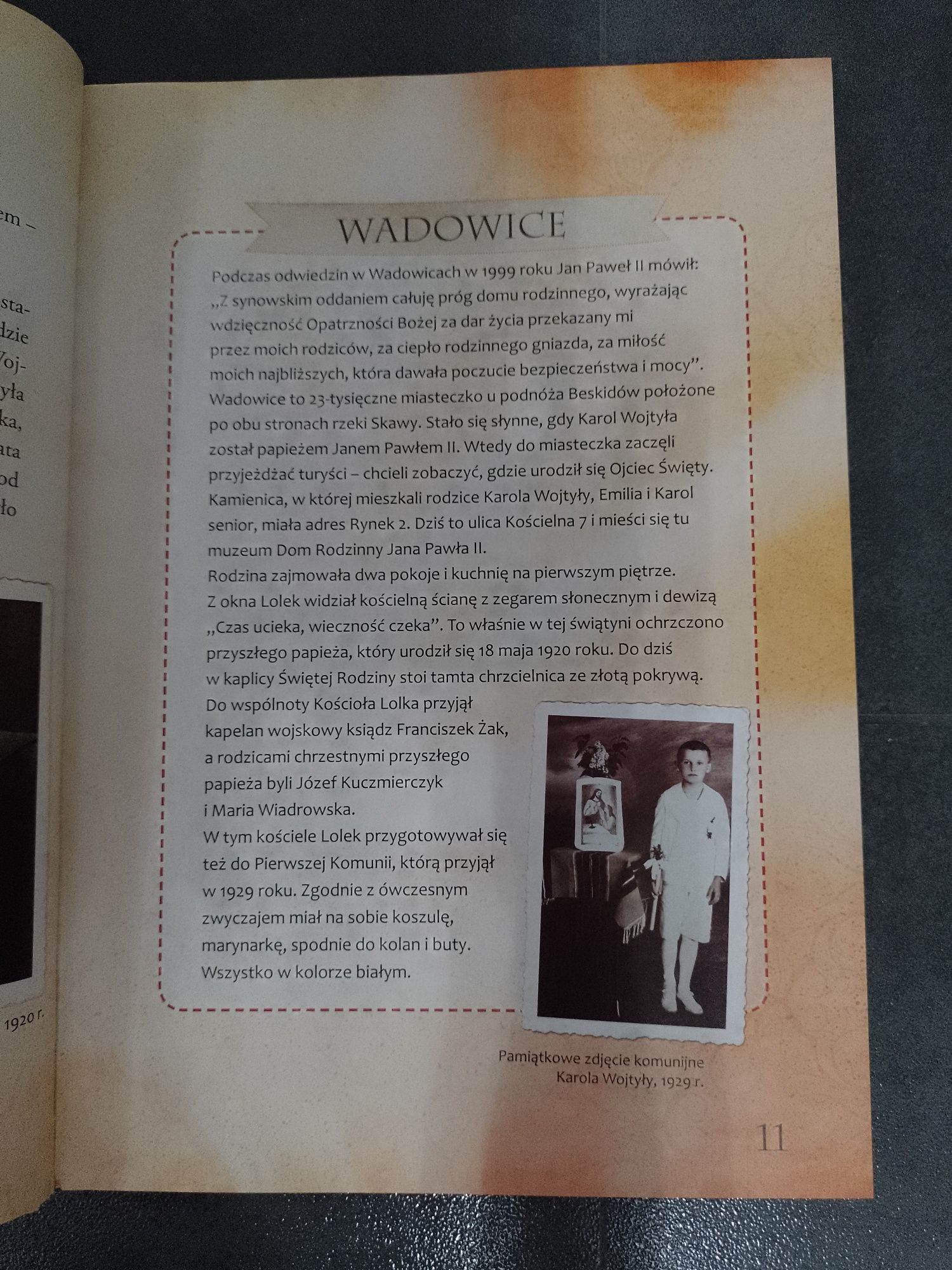 Chłopiec z Wadowic Biografia Św. Jana Pawła II dla dzieci NOWA