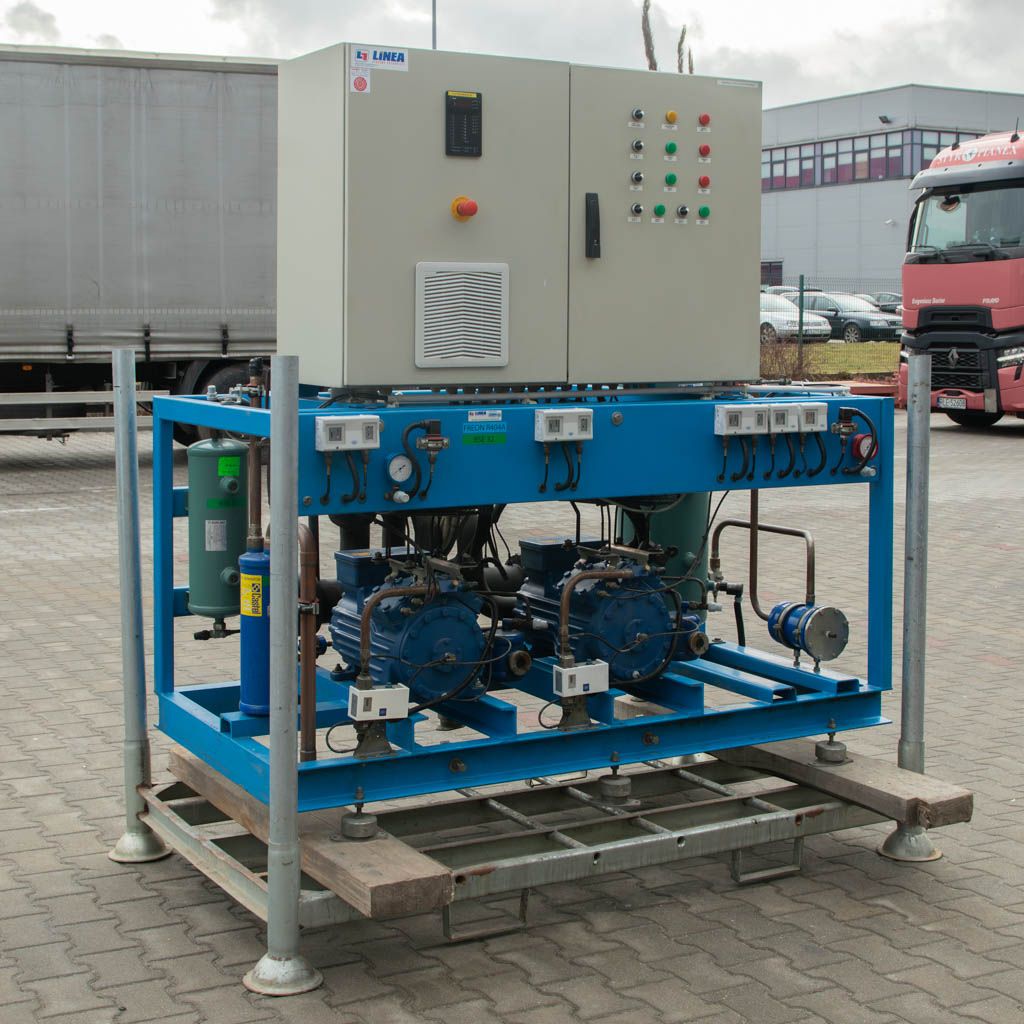 Zestaw sprężarkowy BOCK 2xsprężarka HGX34P/315-4 wydajność 2×27,3m3/h