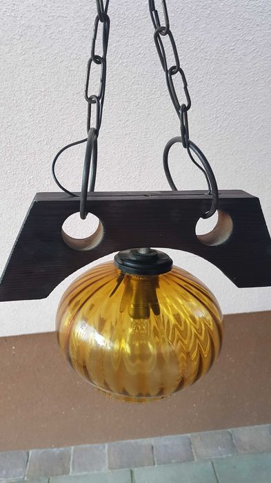 Lampa wisząca PRL