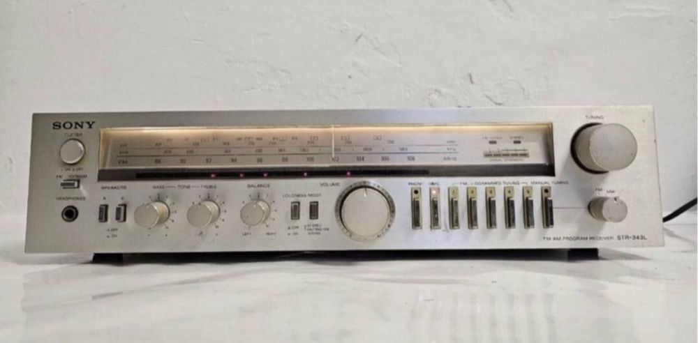 Am/Fm Stereo Amplituner Sony STR-343 L, Made in Japan.