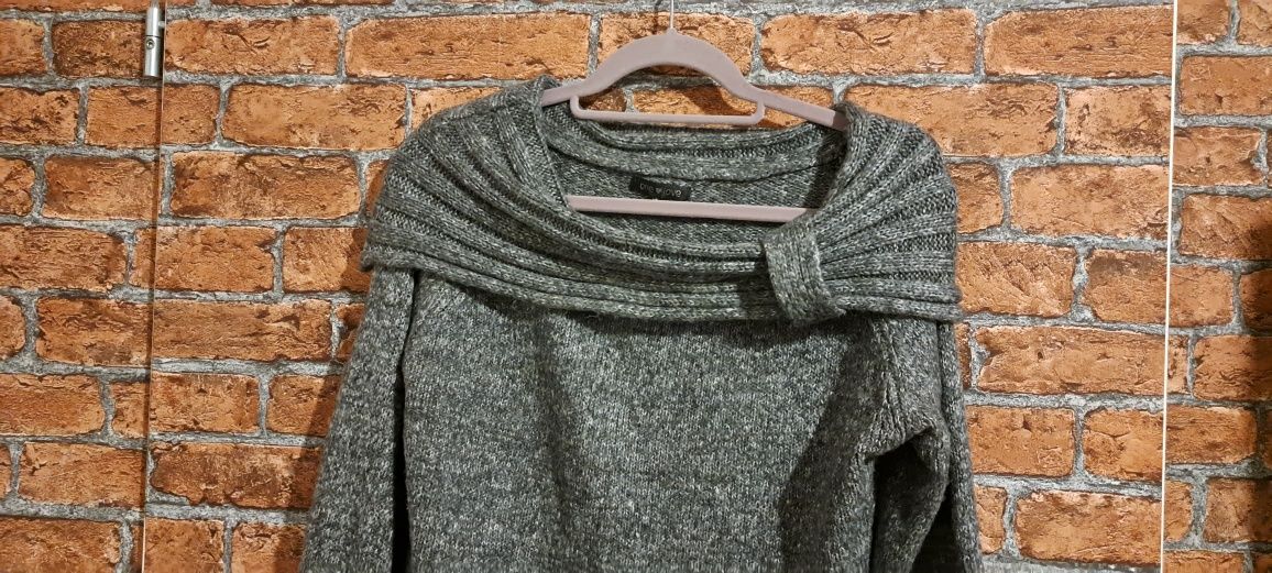 Sweter szary  XL