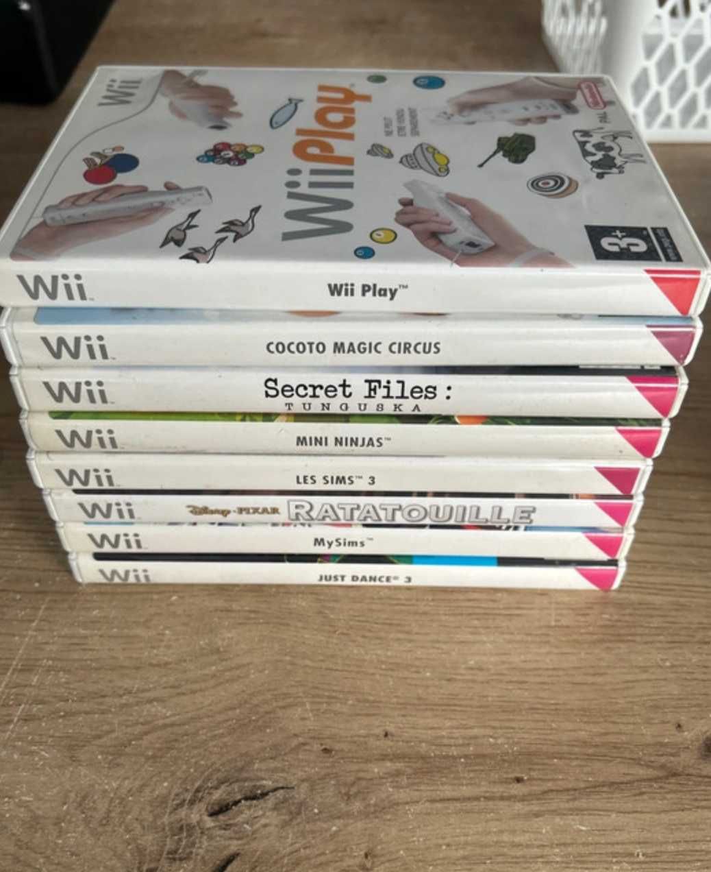 Lote 8 jogos Nintendo Wii – diversos, completos e em ótimo estado
