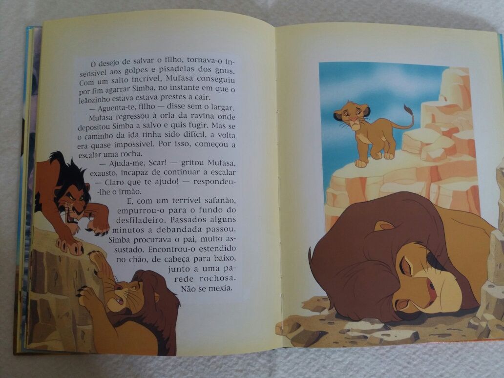 Livro Walt Disney - O Rei Leão (vintage)