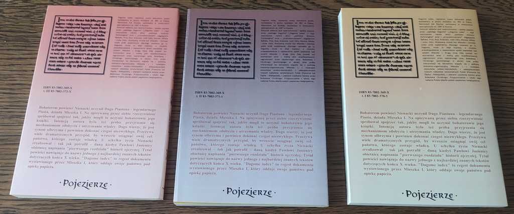 Zbigniew NIENACKI - Ja, Dago; Dagome Iudex 1-3 stan bdb, nowe obwoluty