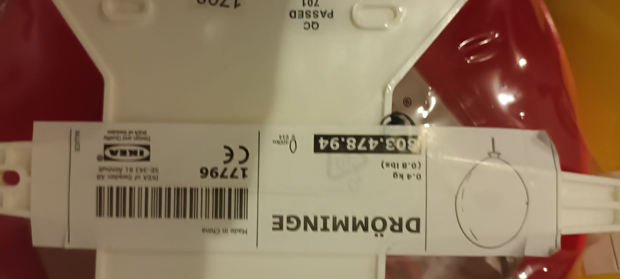 Balon lampka Ikea nowy folia 1szt kolor do wyboru