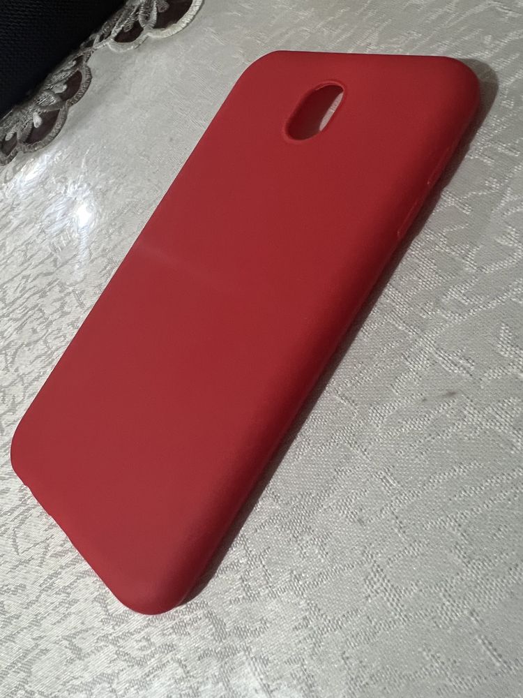 Силиконовый чехол Candy для Samsung J730 Galaxy J7 (2017) (Красный)