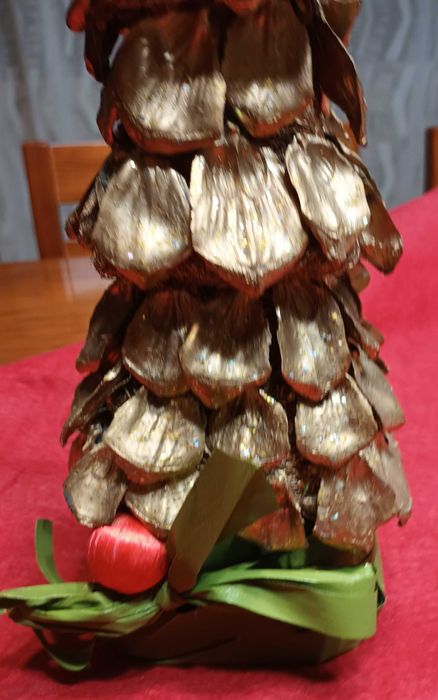 Árvore de Natal dourada