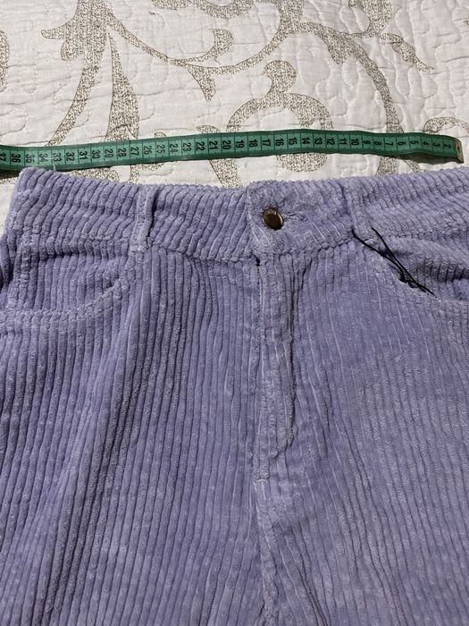 Фіолетові вельветові штани Zara