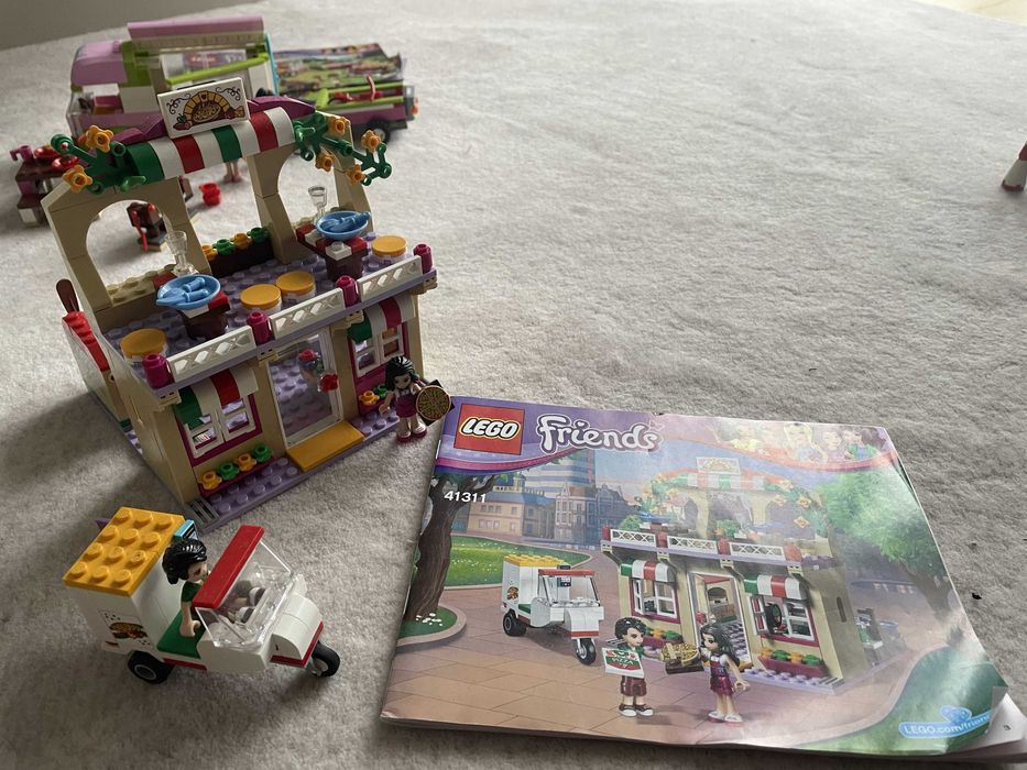 LEGO Friends 41311 Pizzeria w Heartlake. Kompletny z instrukcją.