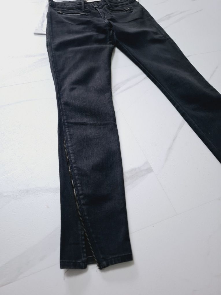 XS - S Wranger jeansy czarne fit 34 - 36 spodnie damskie