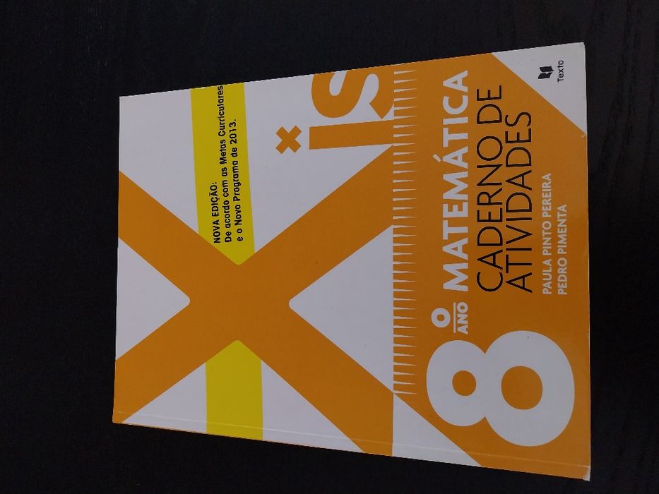 Caderno de atividades de matemática 8°ano