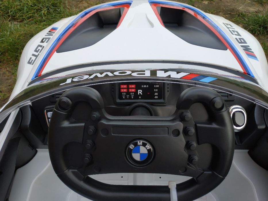 Auto na Akumulator BMW M6 GT3 # "KLIMATYZACJA " PILOT # SKÓRA
