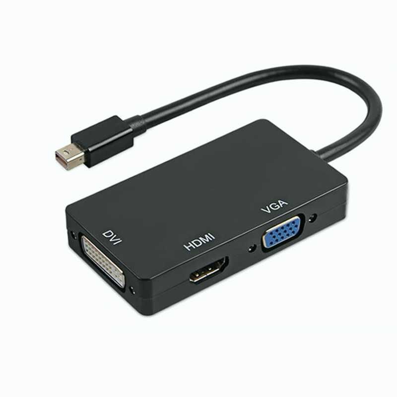 Конвертер Mini DisplayPort - HDMI\VGA\DVI | Переходник miniDP 3в1