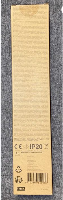 sŚwiece Jysk 2 szt w zestawie bisle